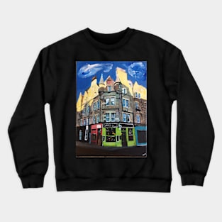 Edinburgh, Street Corner Crewneck Sweatshirt